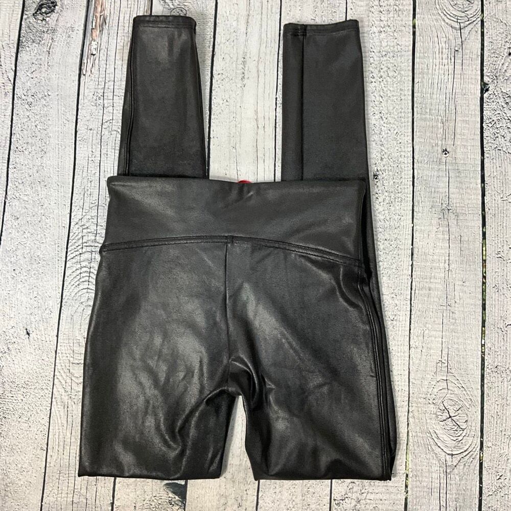 SPANX Faux Leather Leggings - Picture 2 of 4
